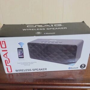 Craig Bluetooth Speaker, Large, 4.21"H x 11.00"W x 4.88"D-